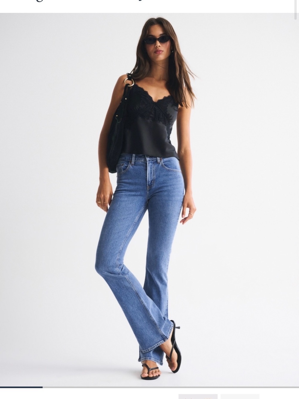 Abercrombie & Fitch Women's Blue Boot Cut Jeans - 27 Short